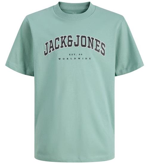 Jack & Jones T-shirt -Noos - JjeCaleb - Mineral Blue