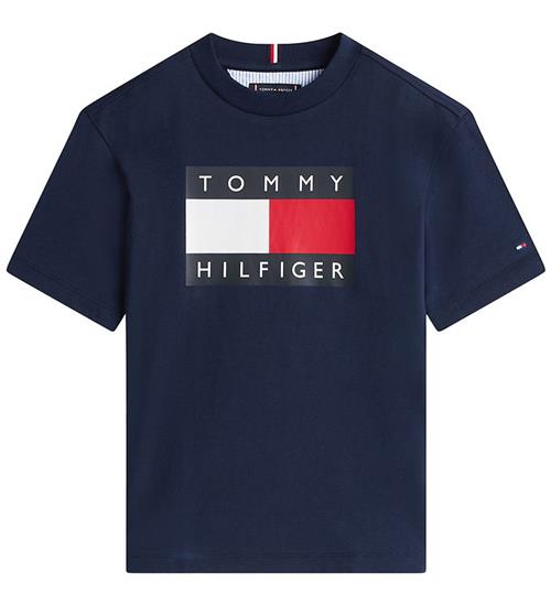 Tommy Hilfiger T-shirt - Flag Heritage - Dark Night NavyBLU