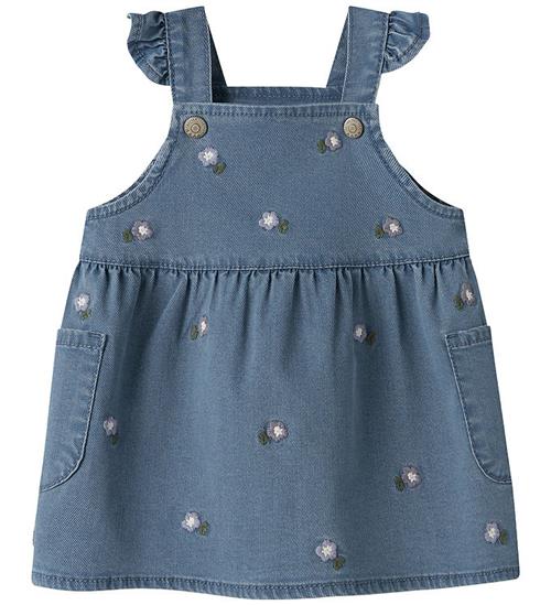 Name It Spencer - NbfSage - Denim Blue/FLOWER EMB