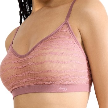Sloggi BH FREE Evolve Lace Push-Up Bra Gammelrosa Sloggi 01 Dame
