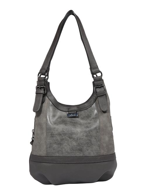 TOM TAILOR Shopper 'Juna'  grå / mørkegrå