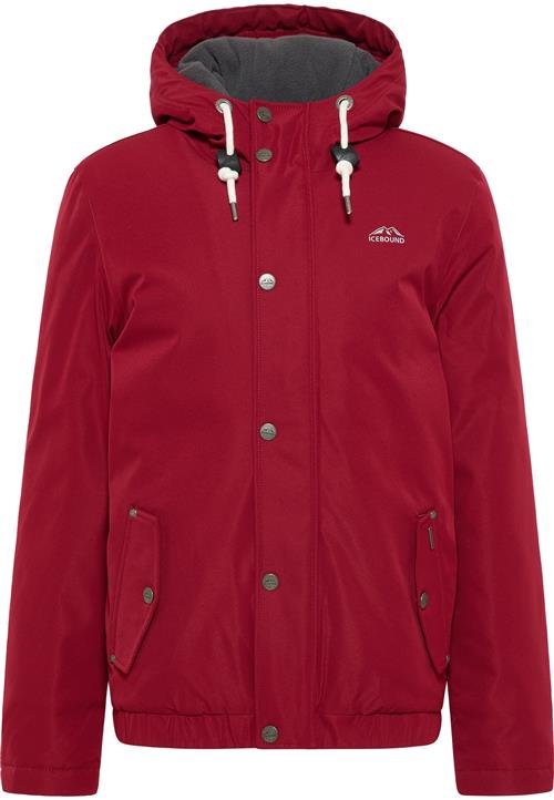 ICEBOUND Funktionsjakke  grå / lysegrå / mørkerød