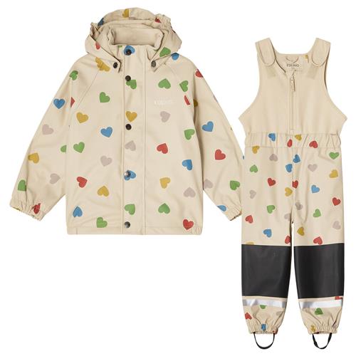 Kuling Ottawa Foret Regnsæt Rainbow Hearts 110/116 cm Rain Hvid  110/116 cm  unisex