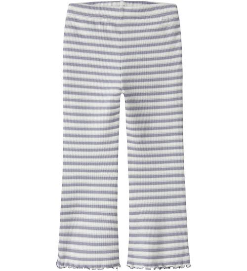 Name It Bukser - NmfTaias - Lavender Gray/Cloud Dancer