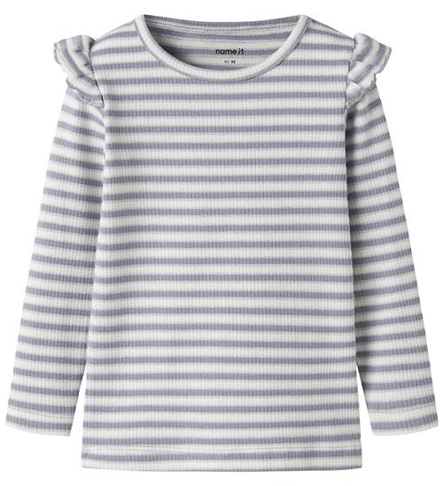 Name It Bluse - NmfTaias - Lavender Gray/ Cloud Dance