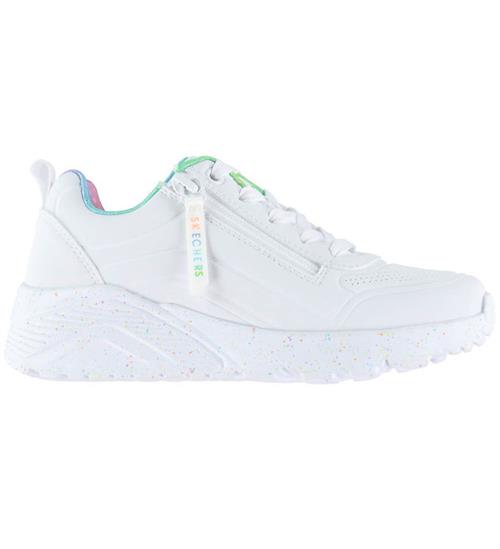 Skechers Sko - Uno Lite - Vivid Splash - White