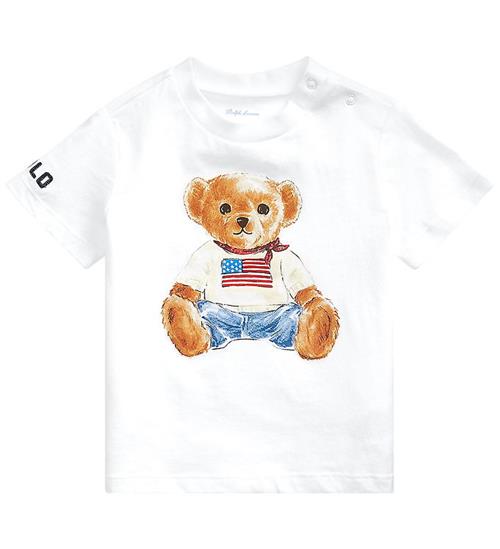 Polo Ralph Lauren T-shirt - Hvid m. Bamse