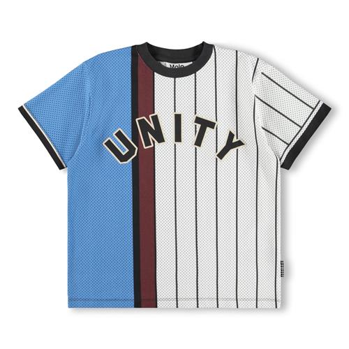 Molo GOTS Rodney T-shirt Basket Mash-up  Basket Mash-Up 152 cm  Blå  152 cm  mand