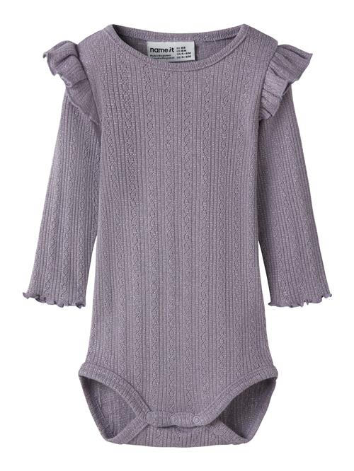 NAME IT Body Blitta Lavender Gray Melange