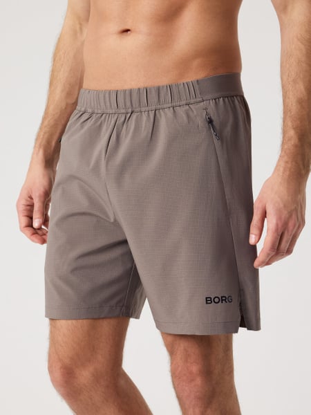 Björn Borg Borg Zip Shorts 7 Inch Brun, L