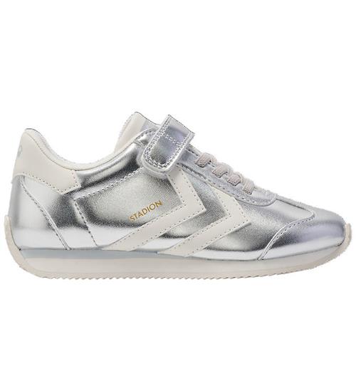 Hummel Sko - Stadion Metallic JR - Silver