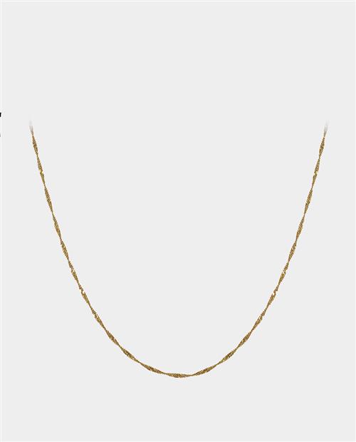 Joan Of Arc - snoet guldhalskæde