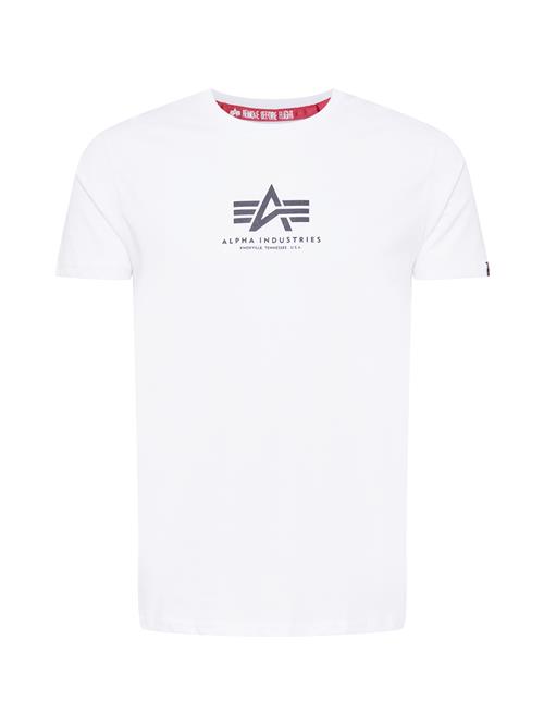 ALPHA INDUSTRIES Bluser & t-shirts  sort / hvid