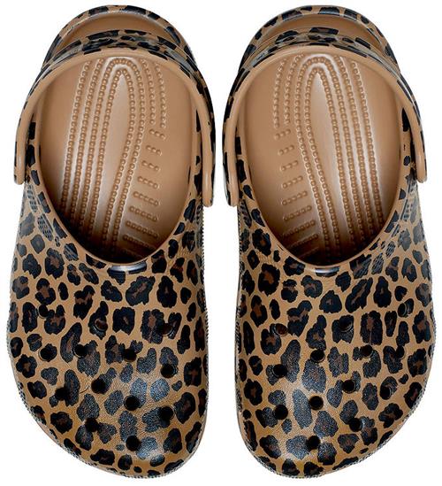 Crocs Sandaler - Classic Animal Clog K - Sepia/Leopard