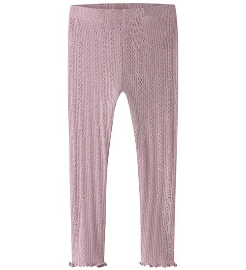 Name it Leggings - Rib - NmfBlitta - Dawn Pink/Melange