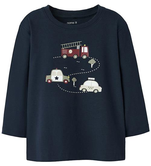 Name It Bluse - NmmThomas - Navy Blazer m. Print