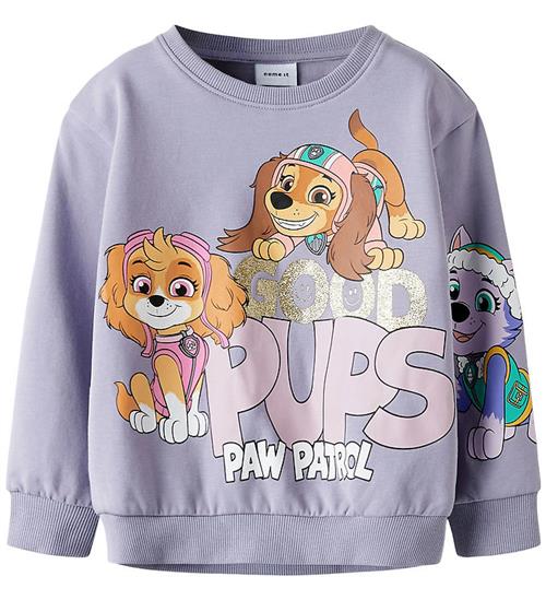 Name it Sweatshirt - NmfJara - Lavender Gray m. Paw Patrol