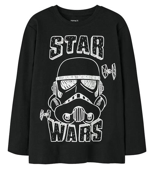 Name it Bluse - NkmVolt - Starwars - Sort m. Stormtrooper