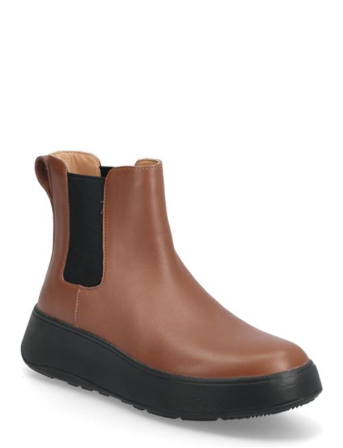 FitFlop | F-Mode Leather Flatform Chelsea Boots | 39