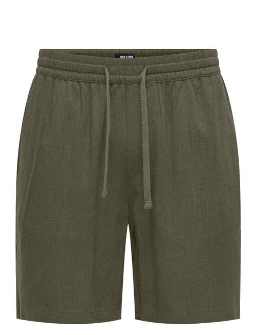 ONLY & SONS | Onstel Visc Lin Shorts 0075 Cs | XS