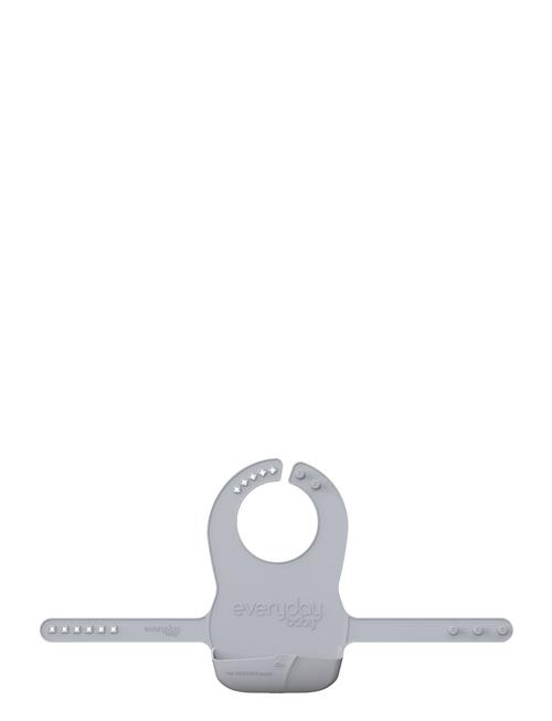Everyday Baby | Silicone Bib With Belts Quiet Grey | ONE SIZE