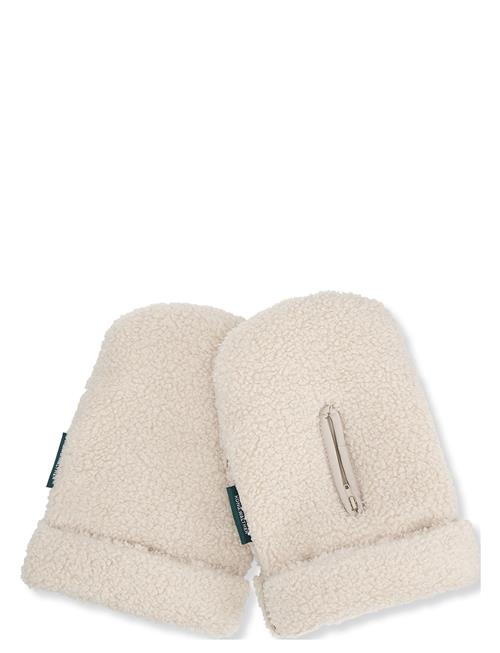 KongWalther | Kong.walther Creme Teddy Stroller Gloves | ONE SIZE