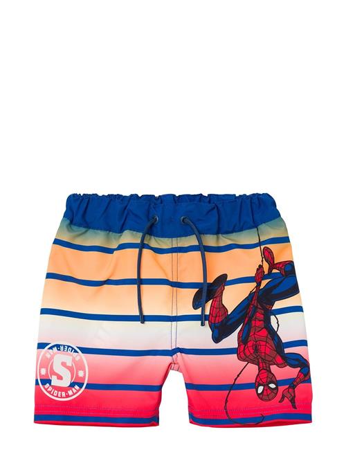 name it | Nmmmelvin Spiderman Long Swimshorts Mar | 80
