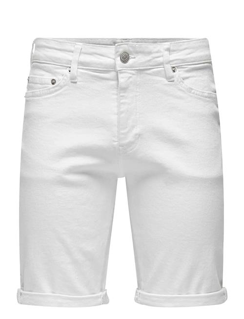 ONLY & SONS | Onsply White 9297 Azg Dnm Shorts Noos | S