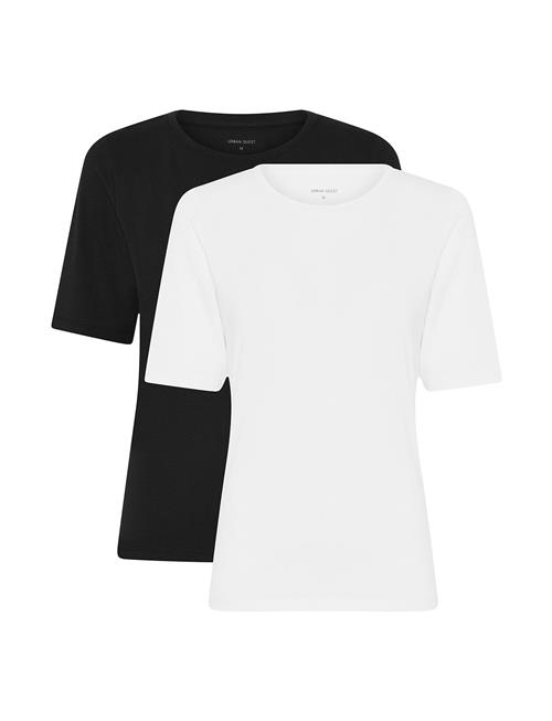 URBAN QUEST | 2-Pack Women Bamboo Shortsleeved T-Shirt Slim Fit | L