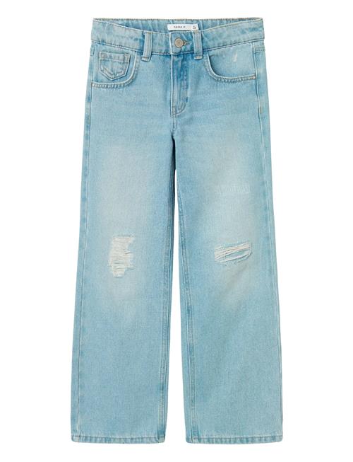 name it | Nkfrose Wide Hw Jeans Destr 1411-Be Noos | 128