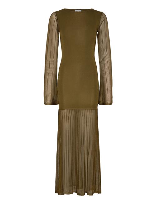 Malina | Haisley Sheer Knitted Maxi Dress | M