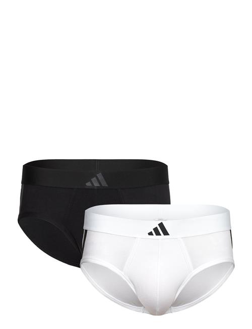 adidas Underwear | Low Rise Brief (2Pk) - Active Flex Cotton 3 Stripes | XL