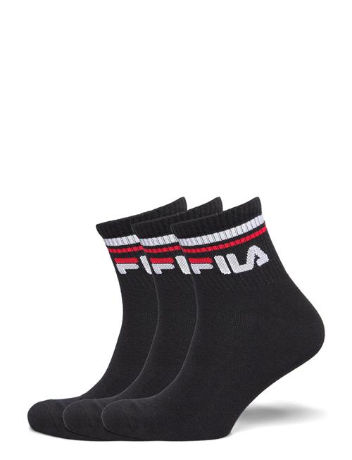 FILA Socks | Fila 3Pk Quarter Stripe Socks | 39-42