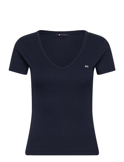 Tommy Jeans | Tjw Slim Essential Rib V Ss | XL