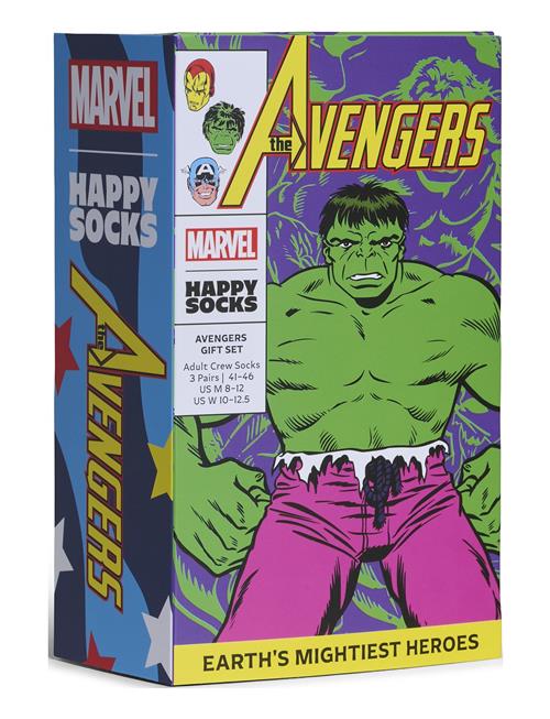 Happy Socks | Marvel™ Avengers 3-Pack Socks Gift Set | 36-40