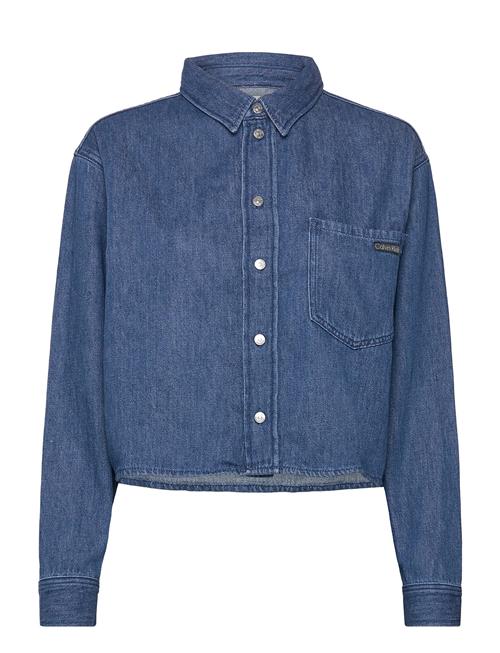 Calvin Klein Jeans | Cropped Dad Denim Shirt | S