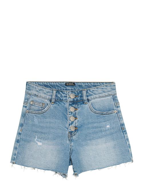 Indian Blue Jeans | Wide Denim Shorts Damaged | 110