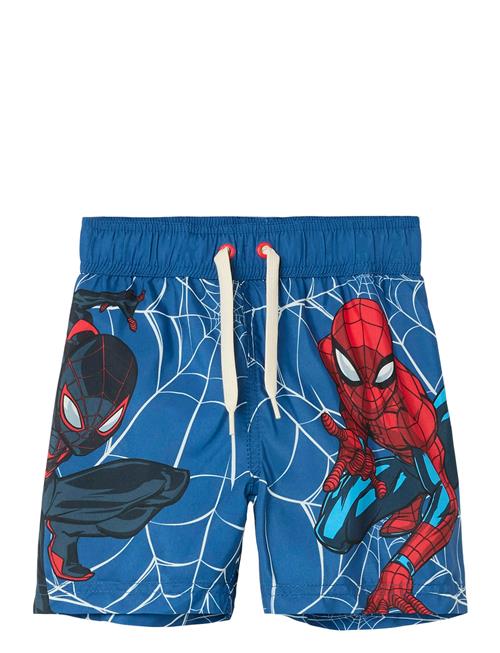 name it | Nmmmave Spider Long Swimshorts Mar | 92