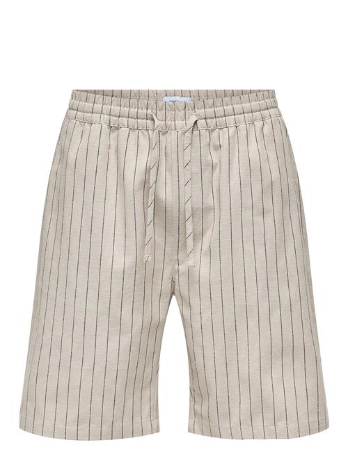 ONLY & SONS | Onstinus Loose 0256 Linen Shorts | M