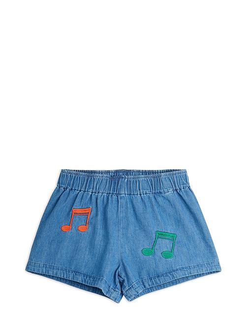 Mini Rodini | Note Emb Lightweight Denim Shorts | 92/98