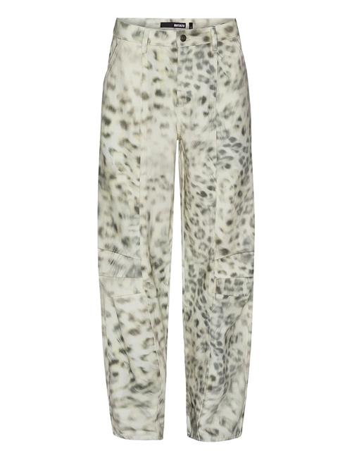 ROTATE Birger Christensen | Printed Denim Cargo Pants | 36
