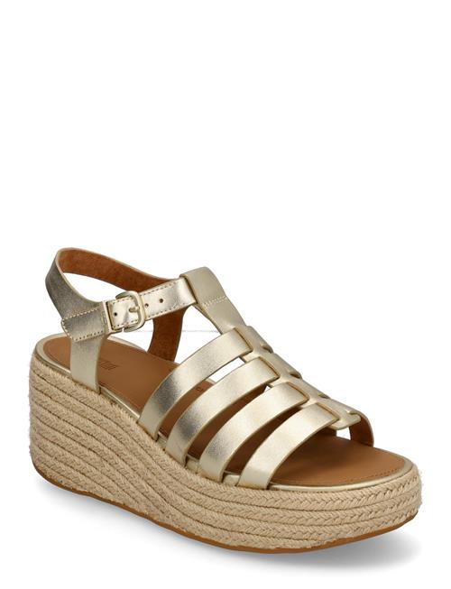 FitFlop | Platfforms Espadr. Leather Fisherman Wedge Sandals | 42