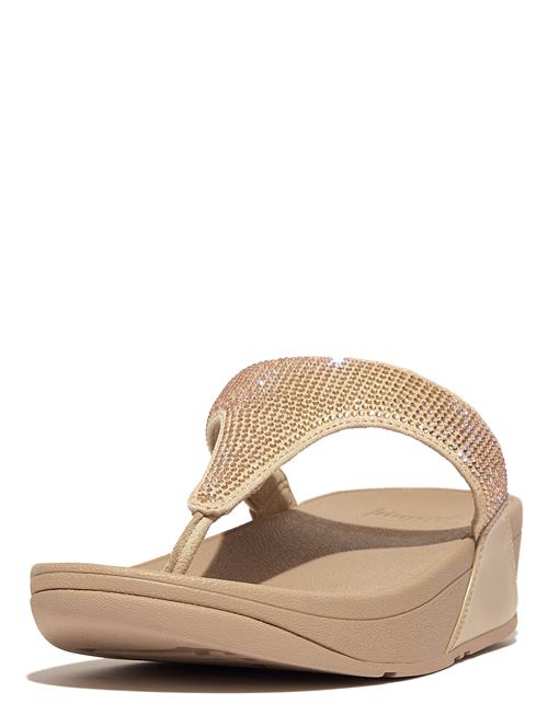 FitFlop | Lulu Crystal Embellished Toe-Post Sandals | 37