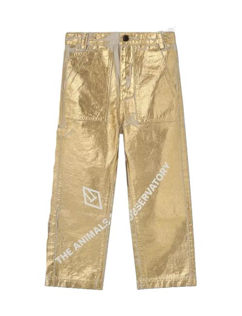 THE ANIMALS OBSERVATORY | Shiny Condor Kid Pants Gold | 14 Y