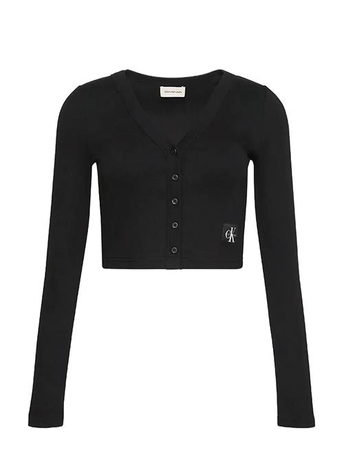 Calvin Klein Jeans | A-Ls Woven Label 2X2 Cotton Rib | S