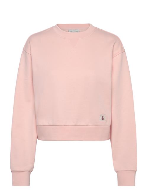 Calvin Klein Jeans | A - Cropped Badge Logo Sweatshir | XXS