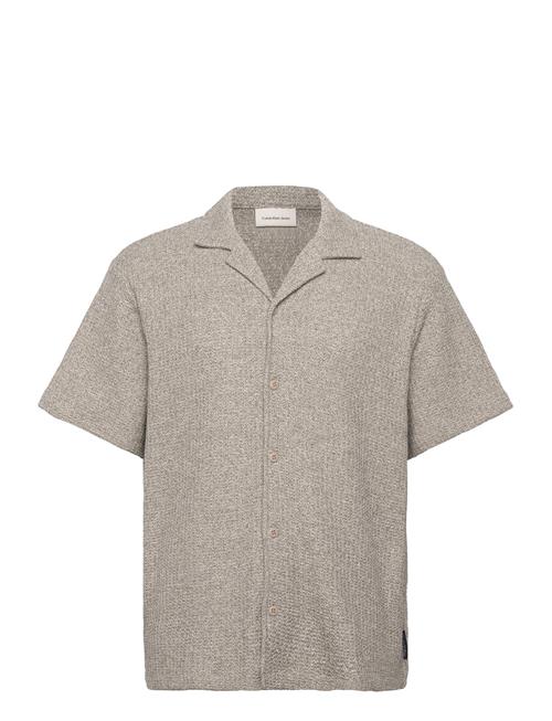 Se Calvin Klein Jeans | Ss Tuck Stitch Relaxed Camp Shir | M ved Booztlet