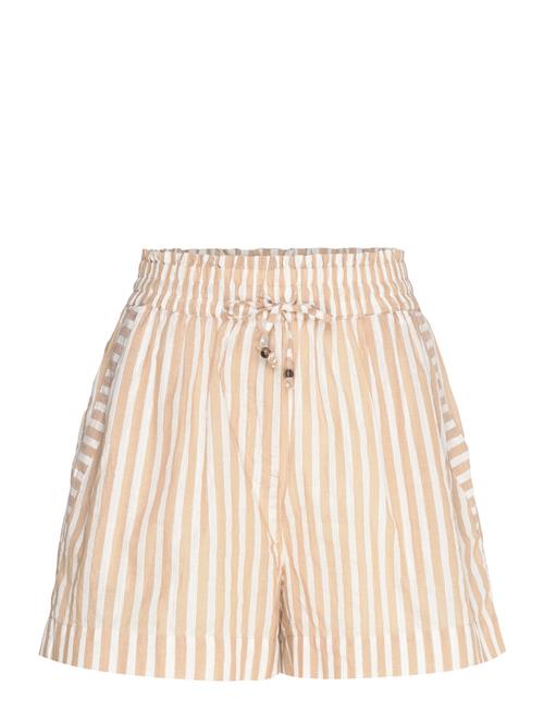 Scotch & Soda | High Rise Lurex Stripe Printed Shorts | S
