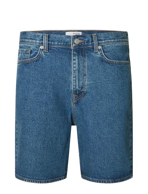 Selected | Slhreg Alex Mid Blue Denim Shorts | L