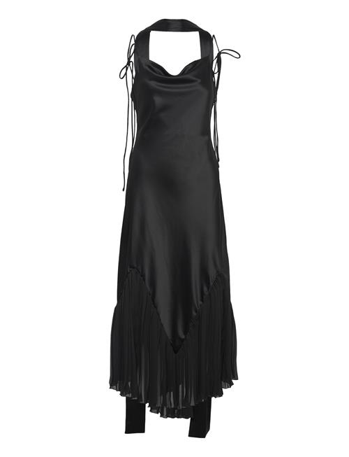 Malina | Poppy Pleat Detailed Slip Maxi Dress | XS